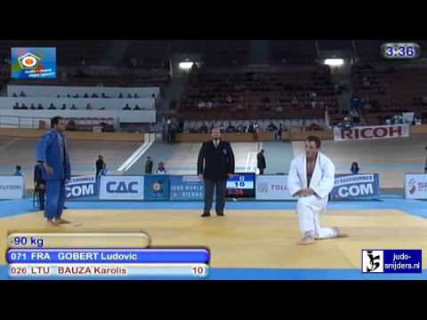Judo 2010 World Cup Men Vienna: Ludovic Gobert (FRA) - Karolis Bauza (LTU) [-90kg]