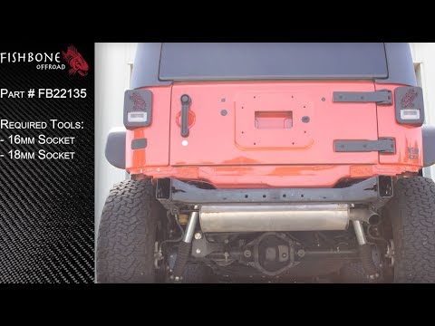 FB22135 JK Rear Bumper Delete Installation Guide