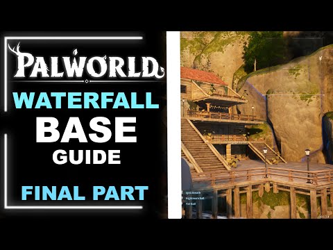 HOW TO BUILD A WATERFALL BASE in PALWORLD