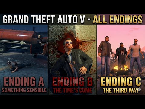 GTA 5 – All Three Endings (A, B & C) | Full Gameplay | Story Missions | GAMING ARCHIVE | #62