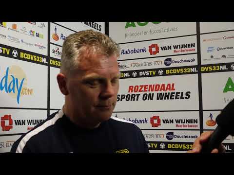 "Het is natuurlijk wel zaak dat wij uiteindelijk daar staan waar we willen staan" - Trainersvisie