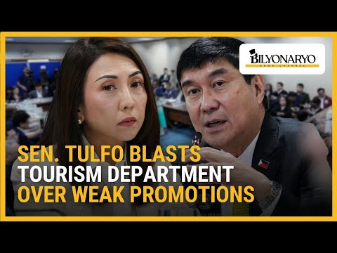 Sen. Tulfo blasts Tourism Department over weak promotions | The Daily Dish