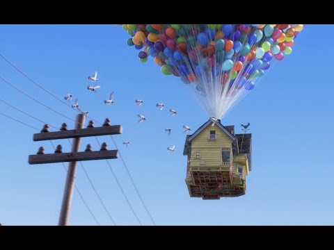 Up (2009) - 'Carl Goes Up' scene [1080p]