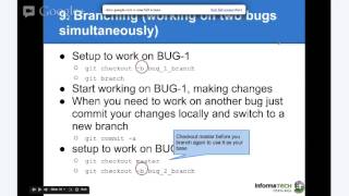 SVN vs Git vs Mercurial Smackdown, Informatech