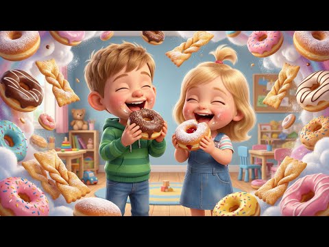 🎵 Pączki, Pączusie 🍩 | Wesoła Piosenka na Tłusty Czwartek dla dzieci