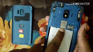 How to insert Jio Idea Sim Card and Memory card in Samsung Galaxy J2 Core 2018
