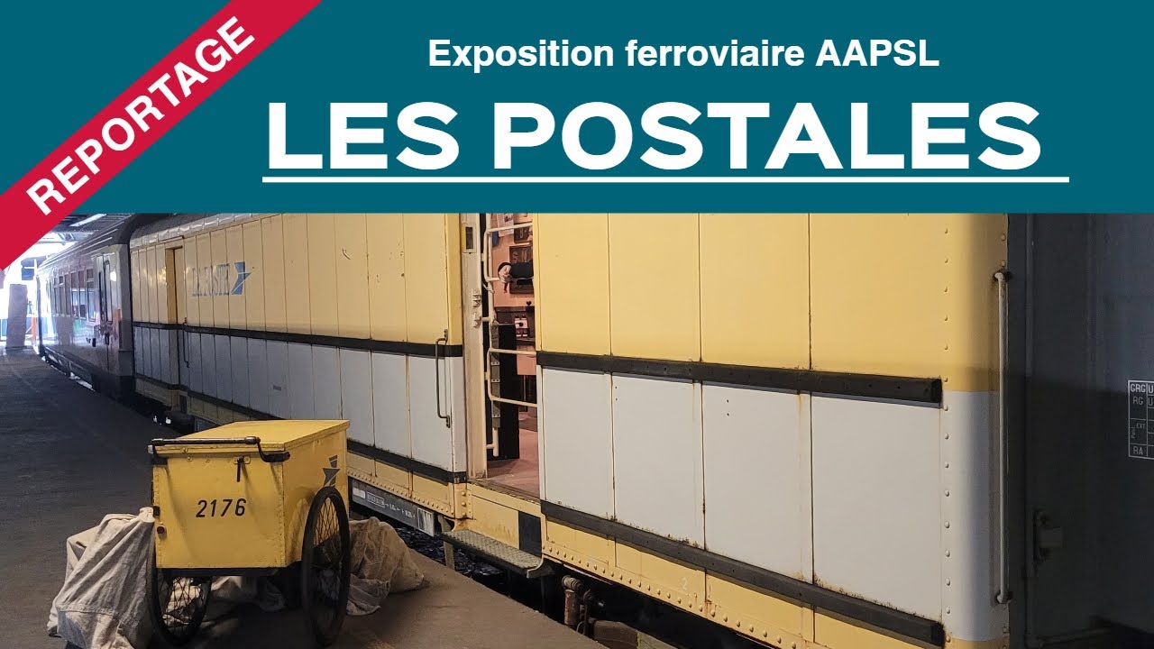 Miniature vidéo - Reportage Le Train de Manu : Gare Paris Saint Lazare Voitures postales AAPSL