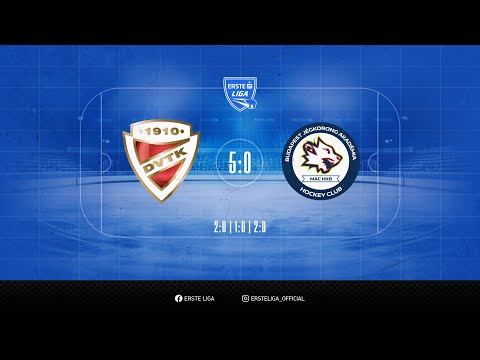 Gólösszefoglaló - EL 132 - DVTK Jegesmedvék - Budapest Jégkorong Akadémia HC 5-0 20260118