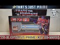 Transformers G1 OPTIMUS PRIME (KO / Reissue) Review! 