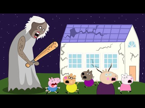 Peppa Pig Family vs Granny Zombie, Zombie Granny Appear On Train??🧟‍♀️ | Peppa Pig Funny Animation