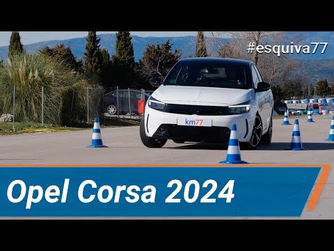 Opel Corsa 2024 – Maniobra de esquiva (moose test) y eslalon | km77.com