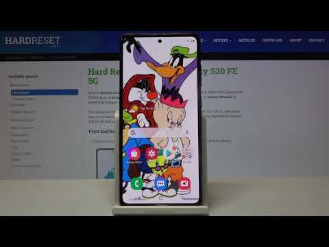 How to Enable Touch Sounds in SAMSUNG Galaxy S20 FE 5G - Sounds Settings
