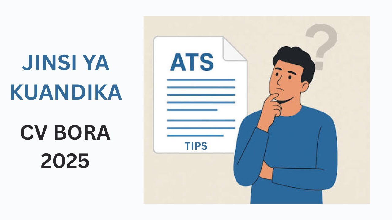 JINSI YA KUANDIKA CV BORA (How to Write the BEST CV/RESUME) 🇹🇿 | Job Application