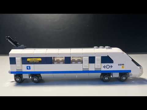 Building the LEGO High Speed Train set 40518