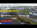 Grindavik Fissures Town That Was Torn Apart As Seen From Drone On May 5 2025 4K
