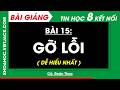 Bài 15. Gỡ lỗi