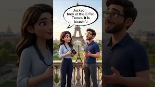 Visiting the Eiffel Tower | Easy English Conversation for Beginners #learnenglish #spokenenglish