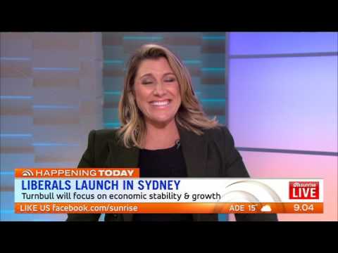 Seven Weekend Sunrise's Talitha Cummins - Malcom Turnbull Pig Bitch