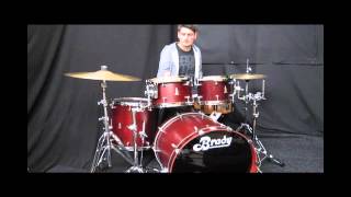 Video thumbnail for Brady Jarrah Ply Drum Kit w/ Natural Satin Stain 22x18 10x8 12x8 16x16 by Peter Lewis