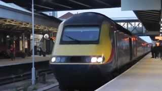 preview picture of video 'Class 43, 170, 158, and 222 - Railway Trip to Mansfield -  Part 6 - Nottingham Station Early Evening'