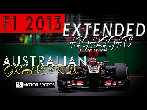 Extended Highlights | F1 | Round 1 | Australia GP 2013