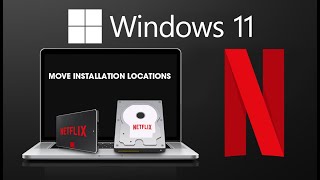 How to Change the Location Netflix Downloads Content on Windows. (Movies & TV Shows)