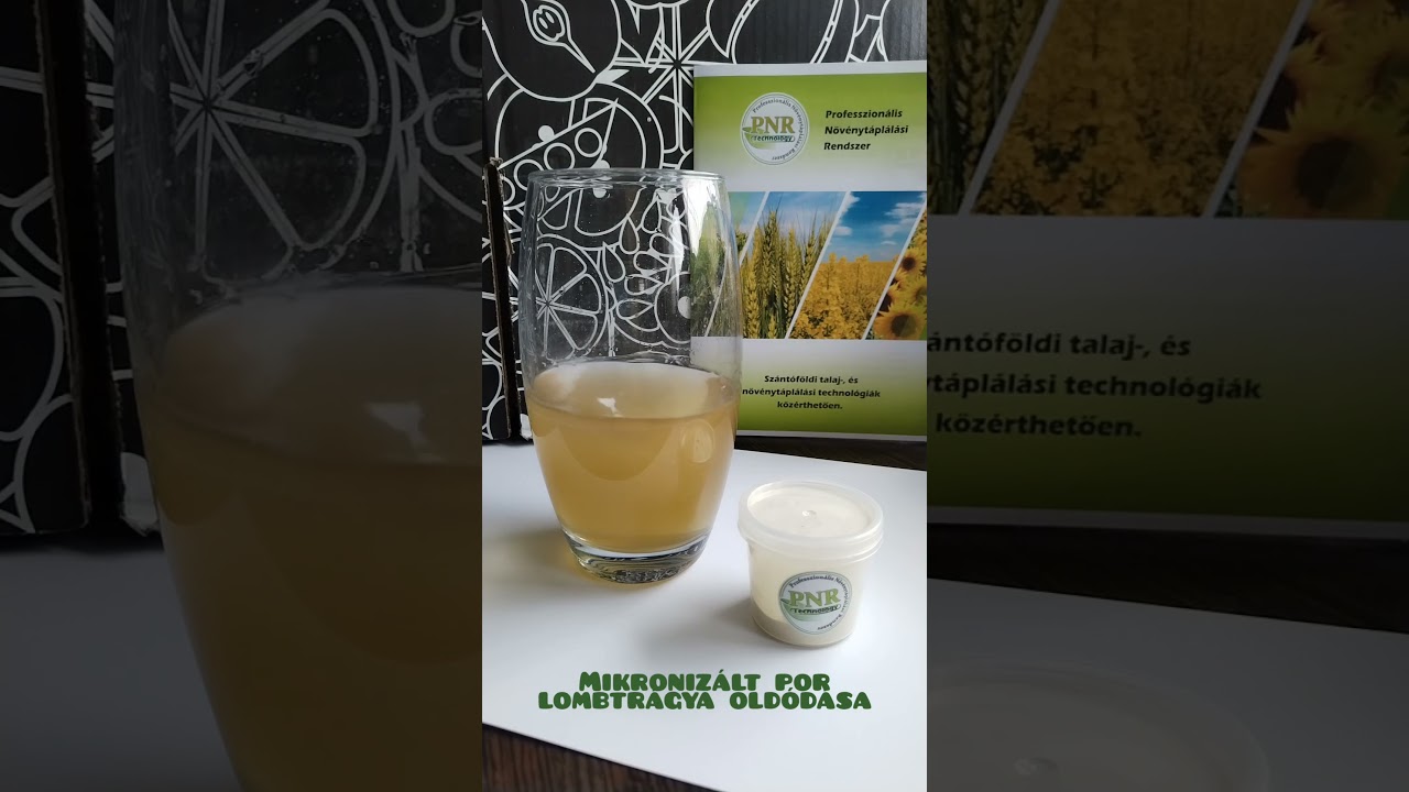 PNR Technology mikornizált por oldás