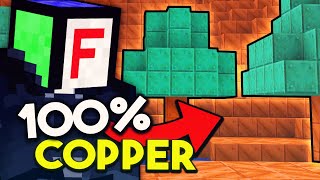 My Minecraft World is 100% Copper