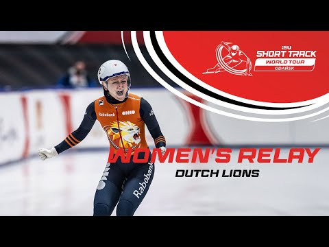 Dutch Lions Roar to 3000m Relay Victory! | Gdansk 2025 | #ShortTrackWorldTour