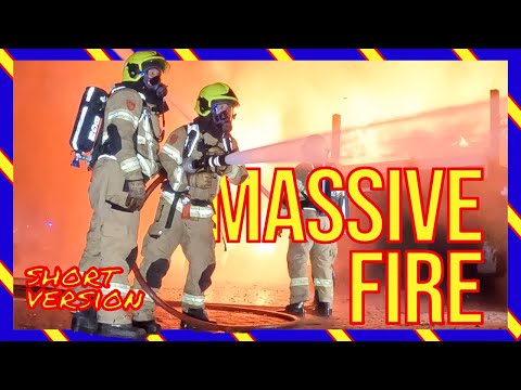 🔥 Gigantische brand verwoest restaurant! - VOLUNTEERS DUTCH FIREFIGHTERS -