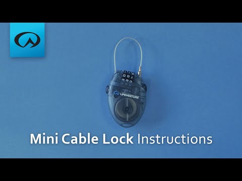 Інструкція: Як використовувати замок Lifeventure Mini Cable Lock