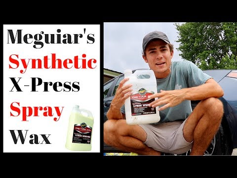 Meguiars Synthetic Express Spray Wax: Dry Your Car!
