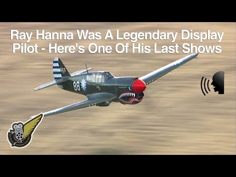 Curtiss P40-E Kittyhawk fighter (aka Warhawk) flown by Ray Hanna