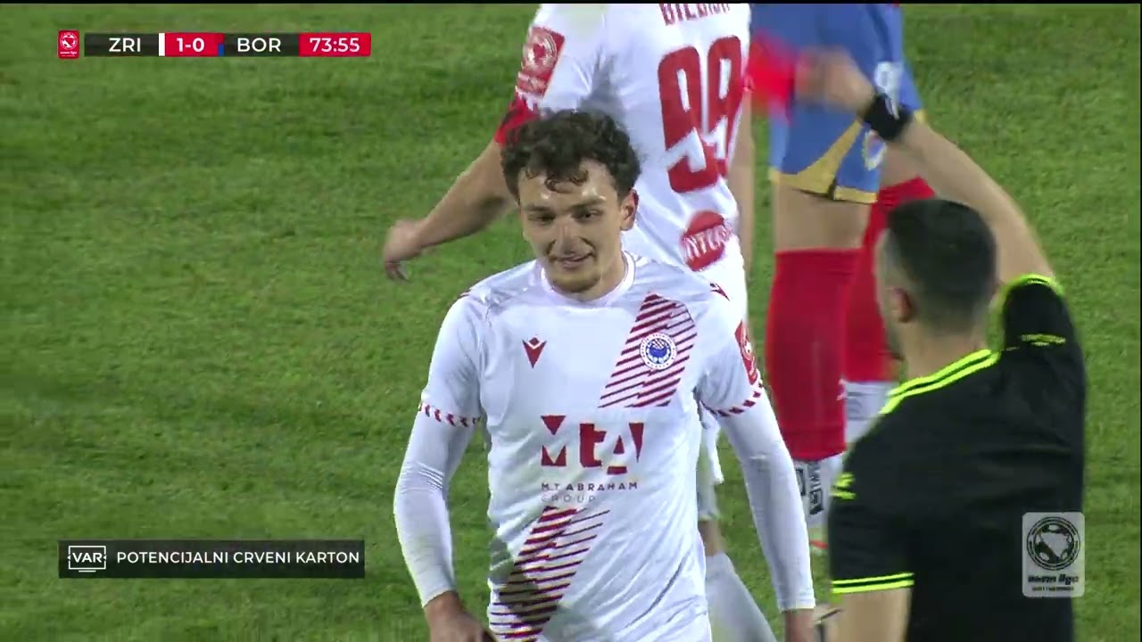 HŠK Zrinjski Mostar vs FK Borac Banja Luka Highlights