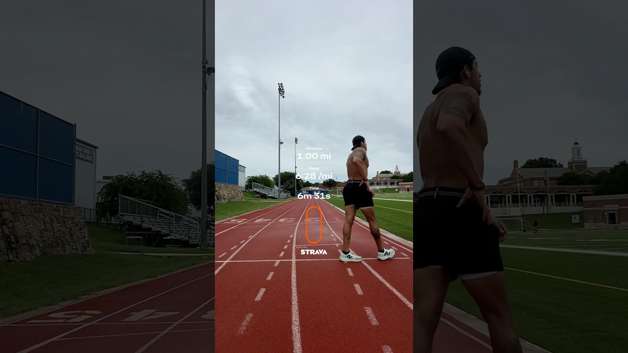 STRAVA run trend. All out mile! #strava #runner #run #running #fit #fitness #trending #fyp #foryou