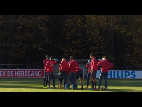 Wolkjes en elastieken op training