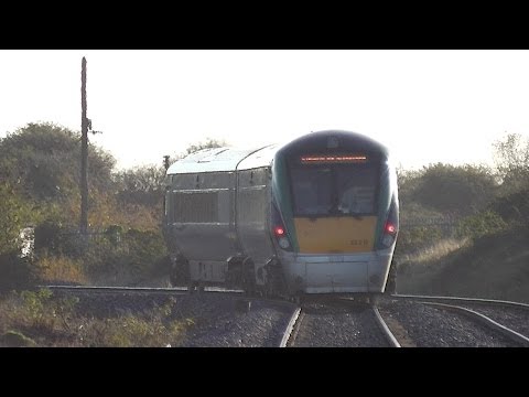 IE 22000 Class DMU Train number 22218 - Broombridge Station, Dublin