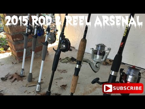MY 2020 ROD & REEL BASS FISHING ARSENAL !! * UPDATED *