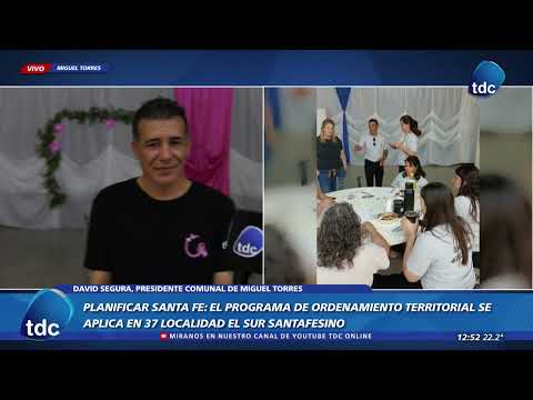 MIGUEL TORRES | PLANICIFAR SANTA FE: LA LOCALIDAD FUE PARTÍCIPE DE UN NUEVO ENCUENTRO