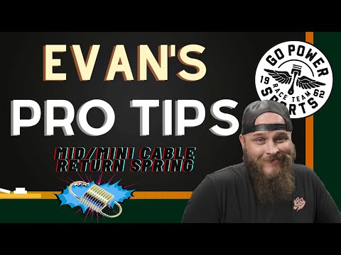 Coleman 200 Minibike Throttle Spring Tip | Tutorial