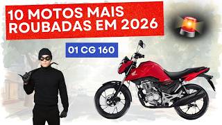 Quanto Custa o Seguro das 10 Motos Mais Roubadas em 2026 em SP: Nº1 HONDA CG 160