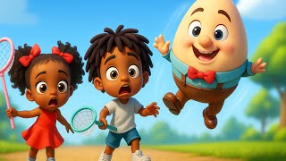 Cece & Caleb Saves Humpty Dumpty 🥚 | Humpty Dumpty Sat on a Wall | Nursery Rhyme for Kids