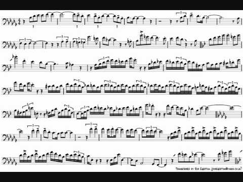 Frank Rosolino 'Rock Bottom' Trombone Solo Transcription
