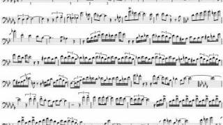Frank Rosolino 'Rock Bottom' Trombone Solo Transcription
