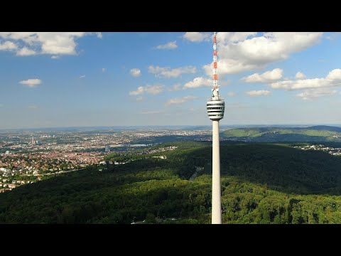 Stuttgart von oben  -  Stuttgart-Degerloch  -  Stuttgart-Ost  -  Stuttgart-Bad Cannstatt