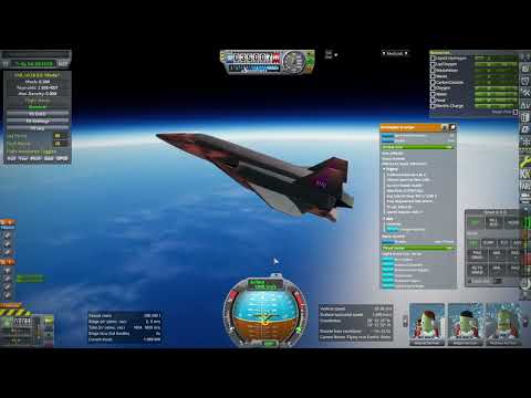 Kerbal Space Program 1.12 with RO - Scramjet-Aerospike to Earth Orbit