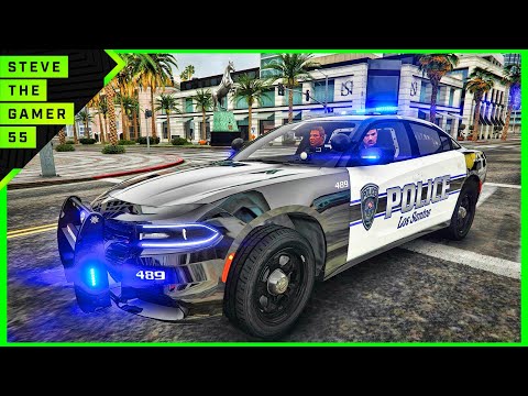 GTA 5 Mod Wednesday City Patrol| Dodge charger| GTA 5 Lspdfr Mod| 4K