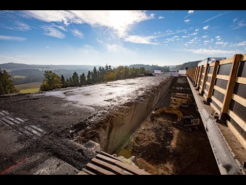 Talbrücke Krondorf Abbruch