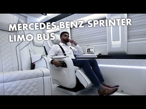 Mercedes-Benz Sprinter limo bus is luxury at its finest
