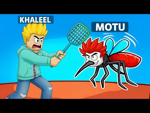 Roblox Mosquitoes VS Humans 🦟🦟 Khaleel and Motu Gameplay